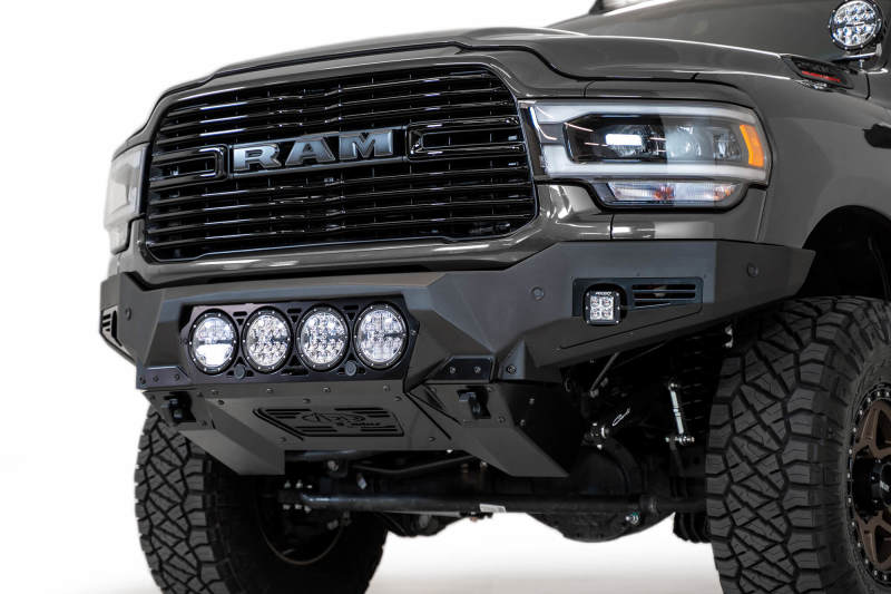 Ram 3500 Bumper - Front - Addictive Desert Designs - Bomber - Satin Black - `19-`21